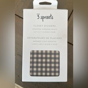 3 Sprouts Gray Closet Dividers